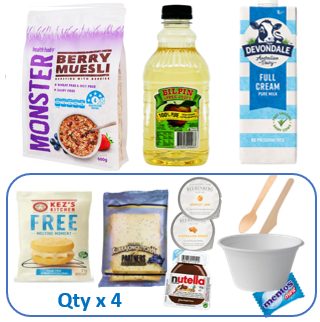 Solo or Social Breakfast Pack x 6 (multiday/person)