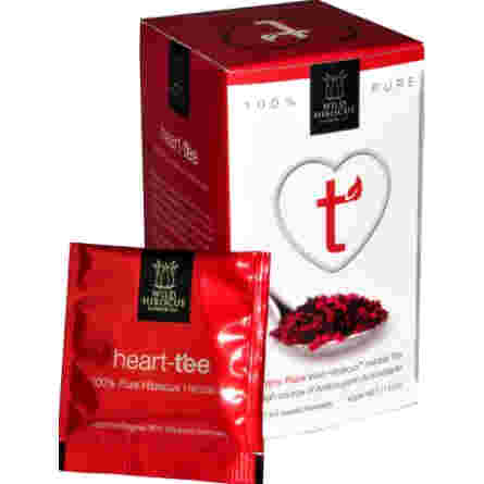 Tea 100% Pure Cold Dried Wild Hibiscus Heart-tee 20 Bags