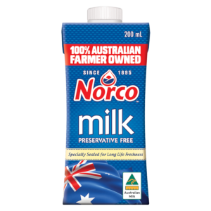 Milk UHT Long Life 200ml Norco x 24